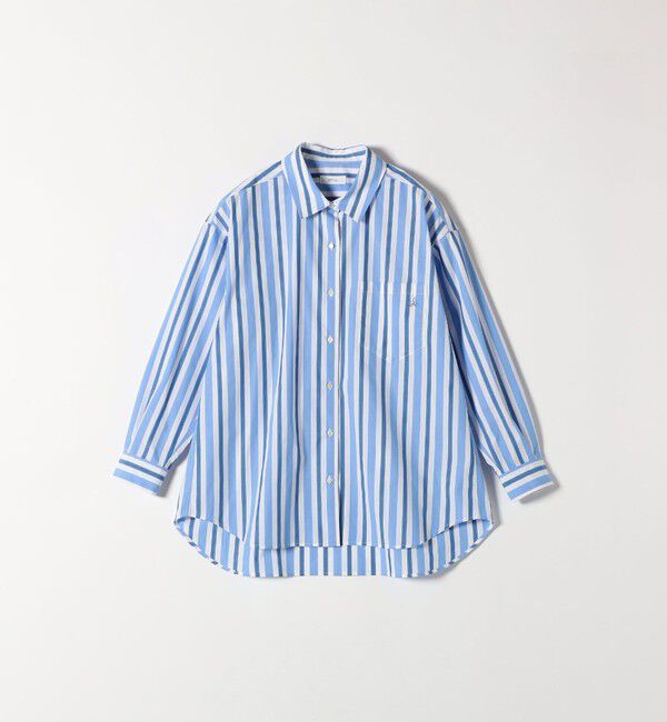 SHIPS any「SHIPS any:〈洗濯機可能〉REPREVE レギュラーカラー ルーズ ポケット シャツ」|シャツ・ブラウス|