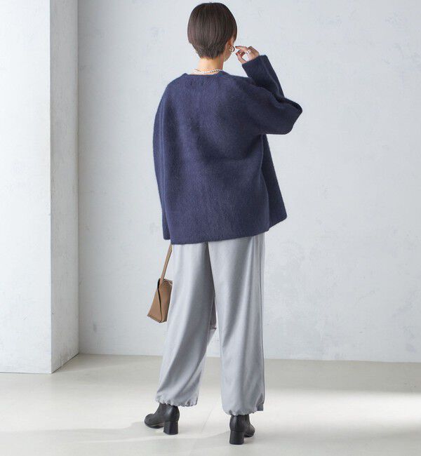 SHIPS for women「〈手洗い可能〉メランジ ツイル ドロスト パンツ」|その他|