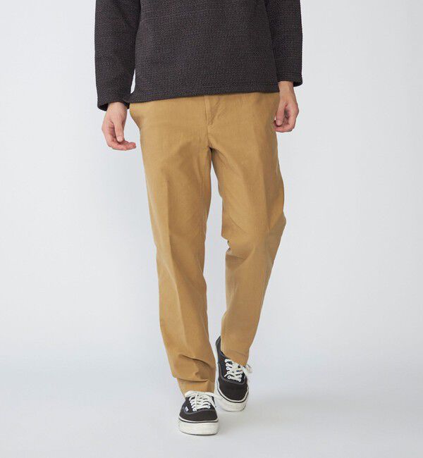 SHIPS「SHIPS: ライト モールスキン イージーパンツ」|その他|ベージュ