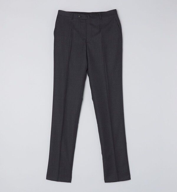 SHIPS Colors 「SHIPS Colors:CANONICO PERENNIAL パンツ(セットアップ対応可能)」|スラックス|ダークグレー