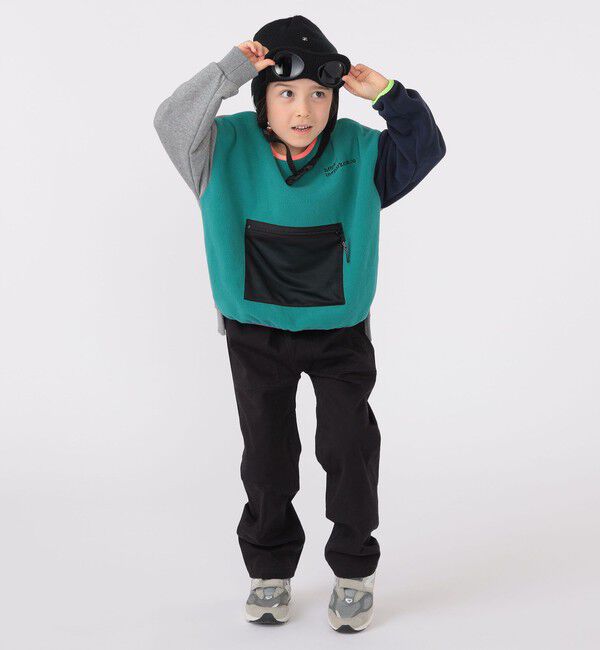 SHIPS KIDS「【SHIPS KIDS別注】THE PARK SHOP:115～145cm / マルチ フリース」|プルオーバー|