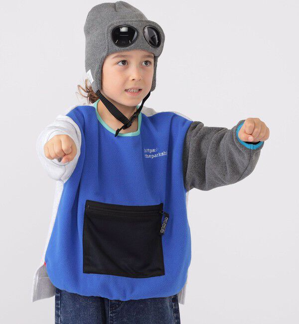SHIPS KIDS「【SHIPS KIDS別注】THE PARK SHOP:115～145cm / マルチ フリース」|プルオーバー|