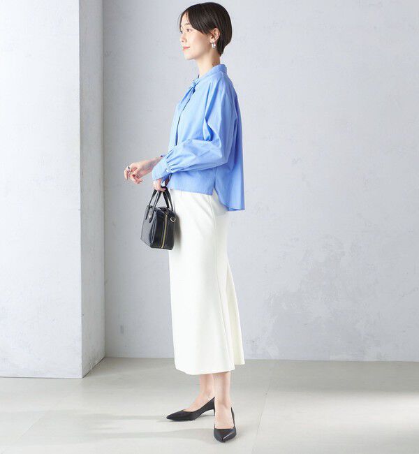 SHIPS for women「〈手洗い可能〉ブロード ボウタイ ブラウス」|シャツ・ブラウス|