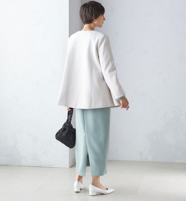 SHIPS for women「【SHIPS別注】kaene:パール モチーフ ショート コート（セレモニー対応可）」|その他|