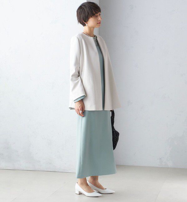 SHIPS for women「【SHIPS別注】kaene:パール モチーフ ショート コート（セレモニー対応可）」|その他|