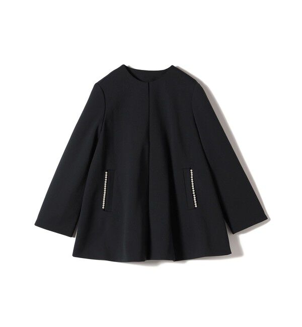 SHIPS for women「【SHIPS別注】kaene:パール モチーフ ショート コート（セレモニー対応可）」|その他|