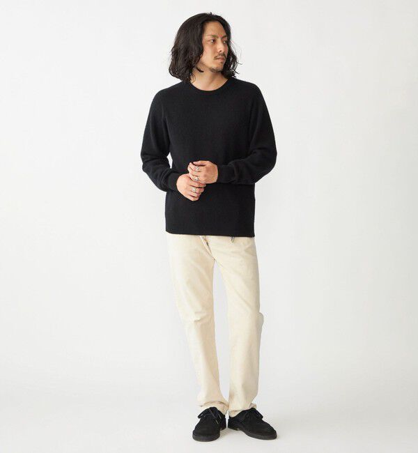 SHIPS「SHIPS:〈手洗い可能〉ホールガーメント 12ゲージ カシミヤ クルーネック ニット」|ニット・セーター|