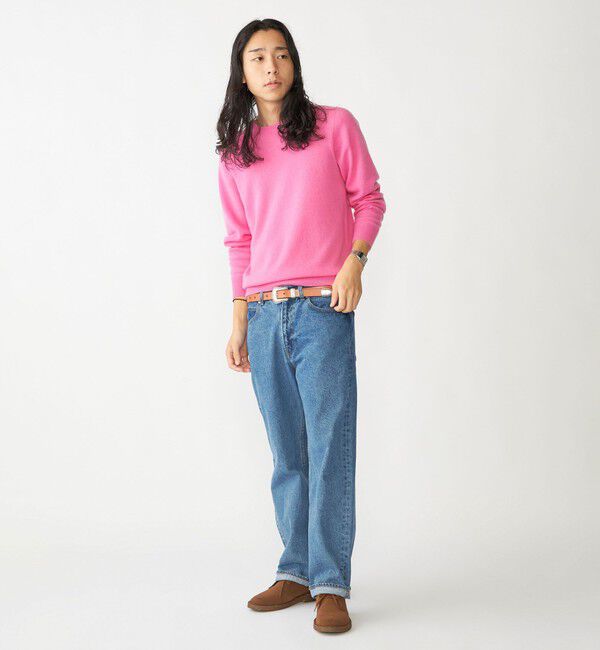 SHIPS「SHIPS:〈手洗い可能〉ホールガーメント 12ゲージ カシミヤ クルーネック ニット」|ニット・セーター|