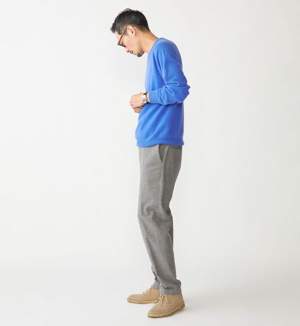 SHIPS「SHIPS:〈手洗い可能〉ホールガーメント 12ゲージ カシミヤ クルーネック ニット」|ニット・セーター|