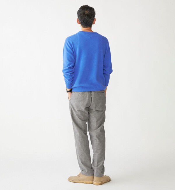 SHIPS「SHIPS:〈手洗い可能〉ホールガーメント 12ゲージ カシミヤ クルーネック ニット」|ニット・セーター|