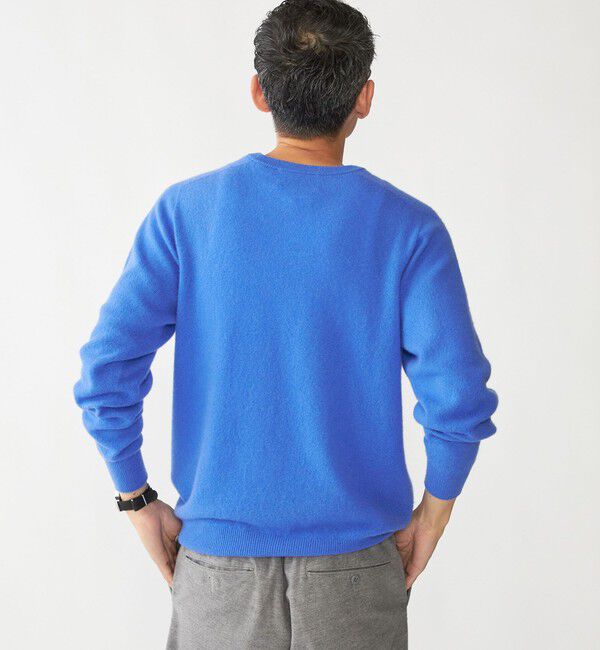 SHIPS「SHIPS:〈手洗い可能〉ホールガーメント 12ゲージ カシミヤ クルーネック ニット」|ニット・セーター|