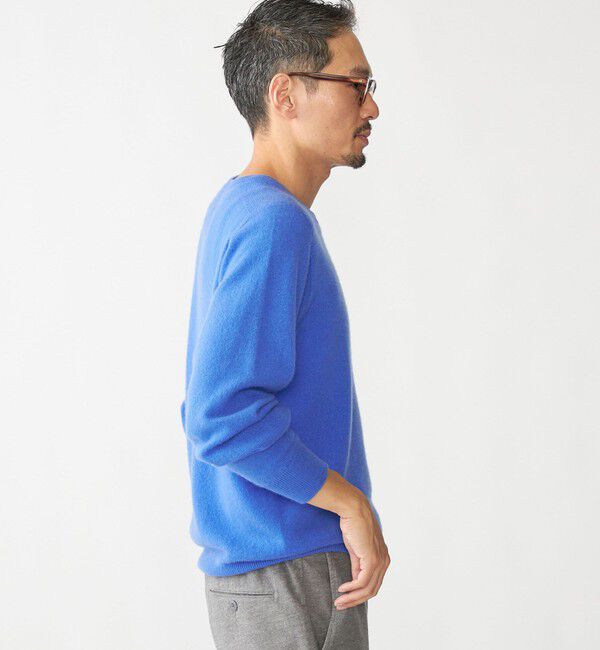 SHIPS「SHIPS:〈手洗い可能〉ホールガーメント 12ゲージ カシミヤ クルーネック ニット」|ニット・セーター|