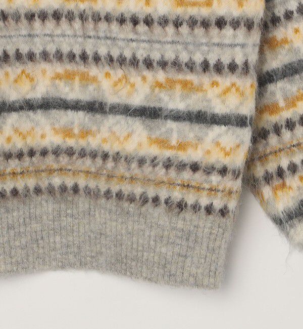 SHIPS any「SHIPS any :〈手洗い可能〉フェアアイル シャギー クルーネック ニット◇」|ニット・セーター|