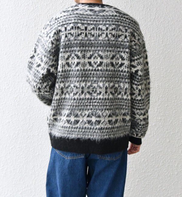 SHIPS any「SHIPS any :〈手洗い可能〉フェアアイル シャギー クルーネック ニット◇」|ニット・セーター|