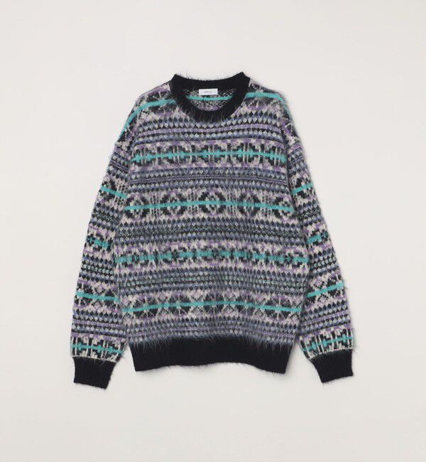 SHIPS any「SHIPS any :〈手洗い可能〉フェアアイル シャギー クルーネック ニット◇」|ニット・セーター|