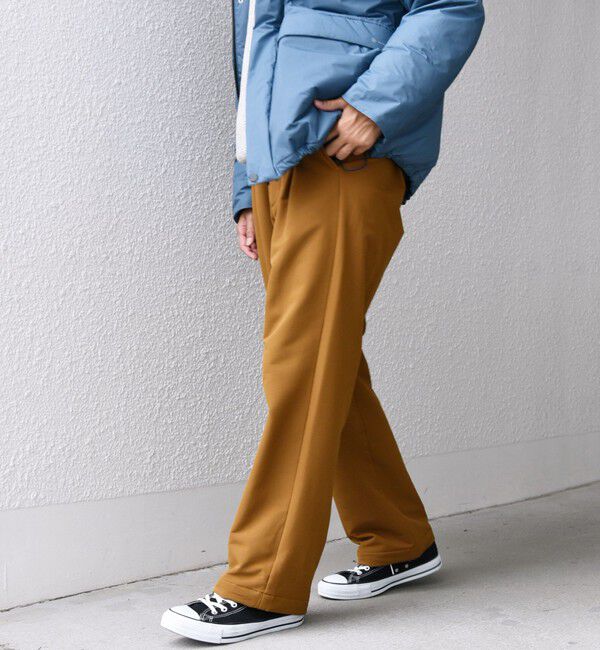SHIPS any「SHIPS any: ストレッチ 裏起毛 ウォーム 2タック ワイド イージー パンツ◇」|チノ|