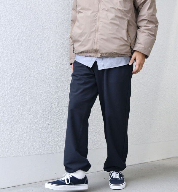 SHIPS any「SHIPS any: ストレッチ 裏起毛 ウォーム 2タック ワイド イージー パンツ◇」|チノ|