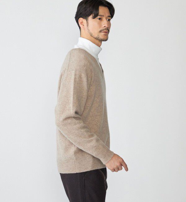 SHIPS「SHIPS:〈手洗い可能〉ソフト ウール Vネック ニット（アンサンブル対応）」|ニット・セーター|