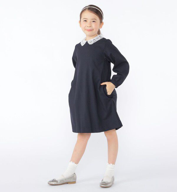 SHIPS KIDS「SHIPS KIDS:110～130cm / セレモニー 3WAY カラー ワンピース」|ワンピース|