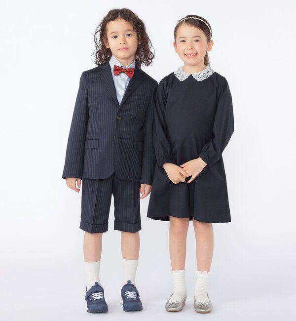 SHIPS KIDS「SHIPS KIDS:110～130cm / セレモニー 3WAY カラー ワンピース」|ワンピース|