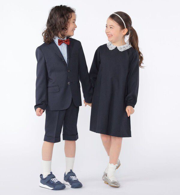 SHIPS KIDS「SHIPS KIDS:110～130cm / セレモニー 3WAY カラー ワンピース」|ワンピース|