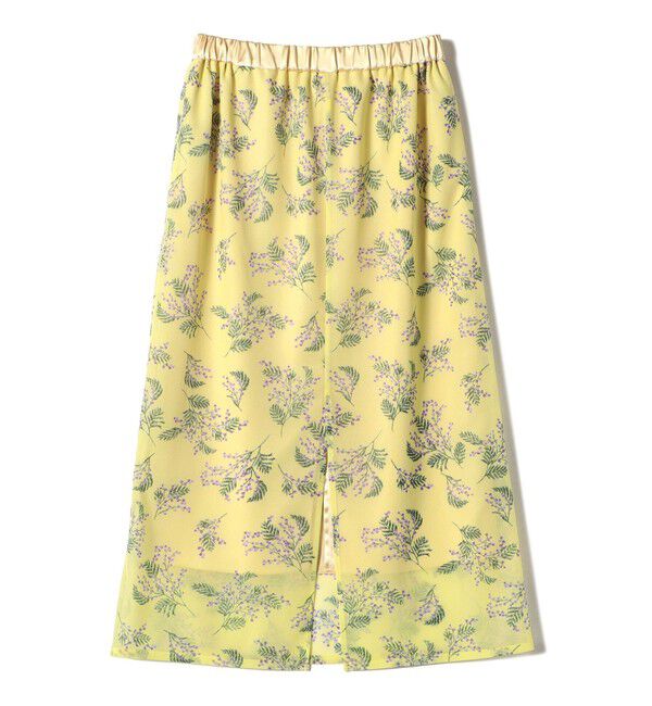 SHIPS for women「〈手洗い可能〉シアー レイヤード プリント スカート」|スカート|