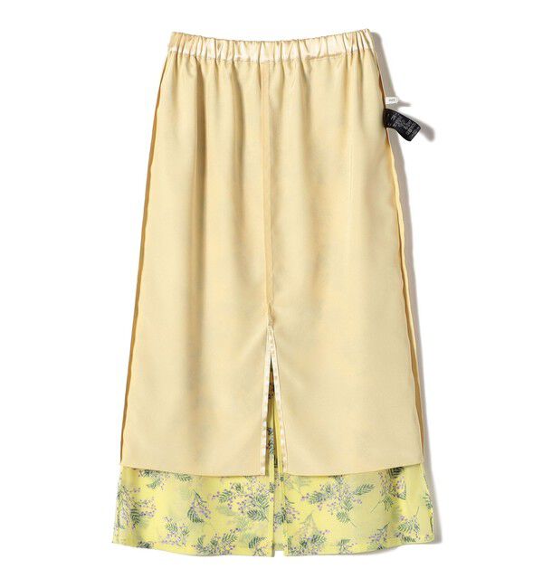 SHIPS for women「〈手洗い可能〉シアー レイヤード プリント スカート」|スカート|