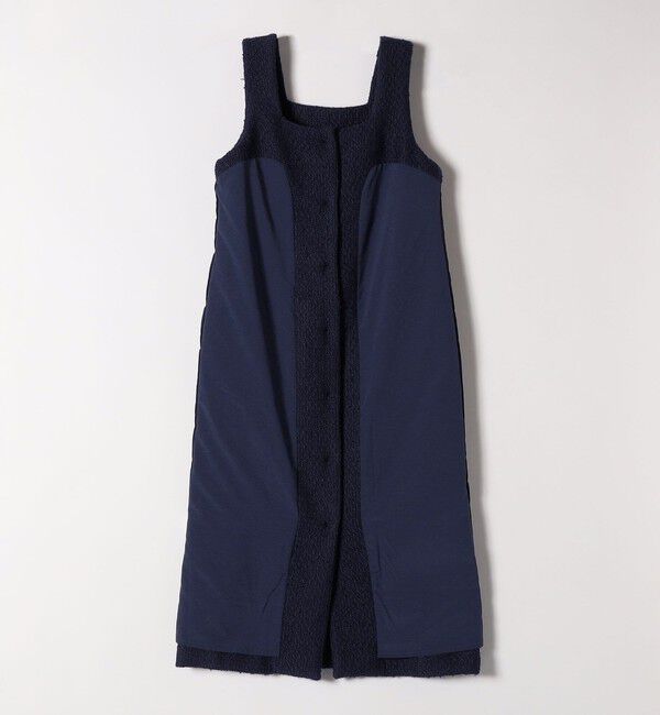 SHIPS any「SHIPS any: モール ツイード スクエアネック ワンピース」|ワンピース|
