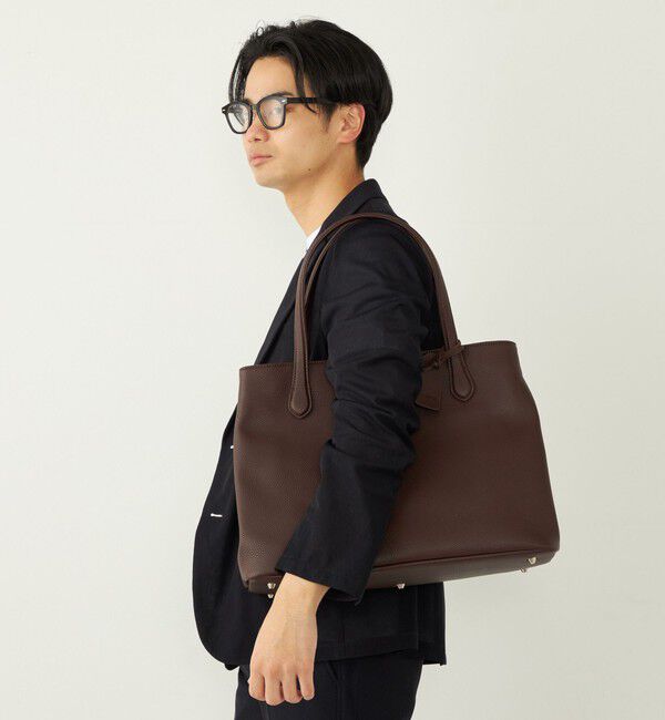 SHIPS Colors 「SHIPS Colors:スプリット レザー トート バッグ◇」|トートバッグ|