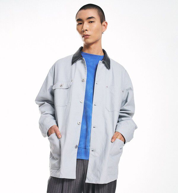 SHIPS「City Ambient Products: オーバーサイズ カバーオール ワーク ジャケット」|その他|