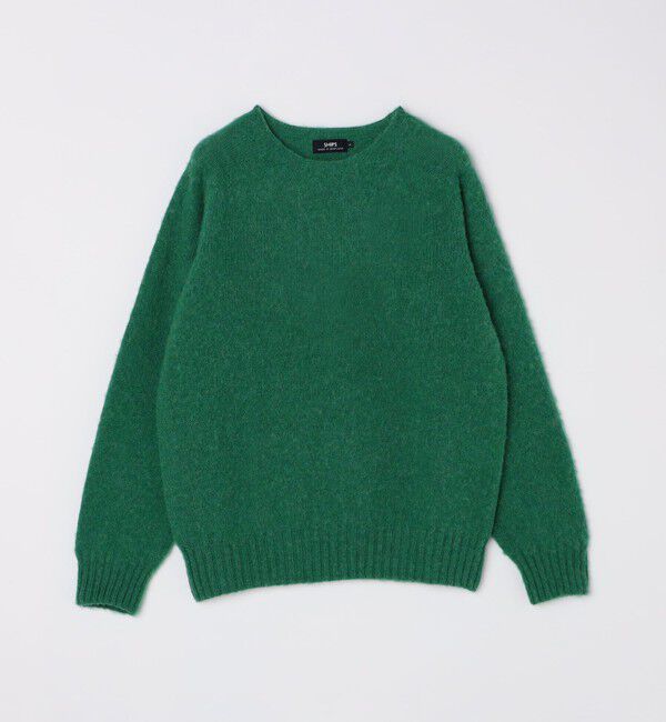 SHIPS「【SHIPS別注】HARLEY OF SCOTLAND: ウール シャギー クルーネック ニット」|ニット・セーター|