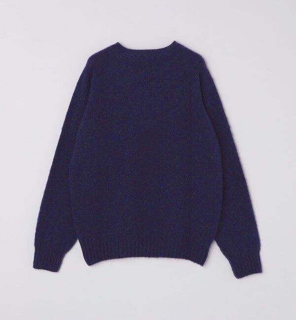 SHIPS「【SHIPS別注】HARLEY OF SCOTLAND: ウール シャギー クルーネック ニット」|ニット・セーター|