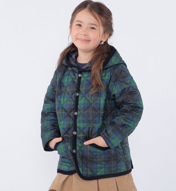 SHIPS KIDS「【SHIPS KIDS別注】LAVENHAM:120～140cm/キルティング ジャケット」|その他|