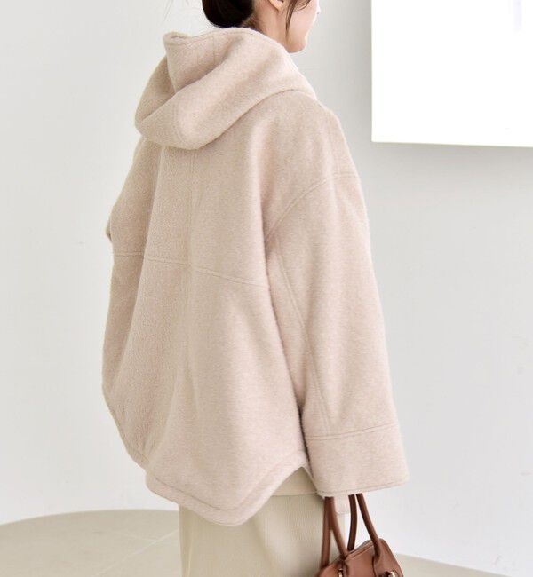 quaranciel「quaranciel: スタンドカラー フーデット ミディ コート」|その他|