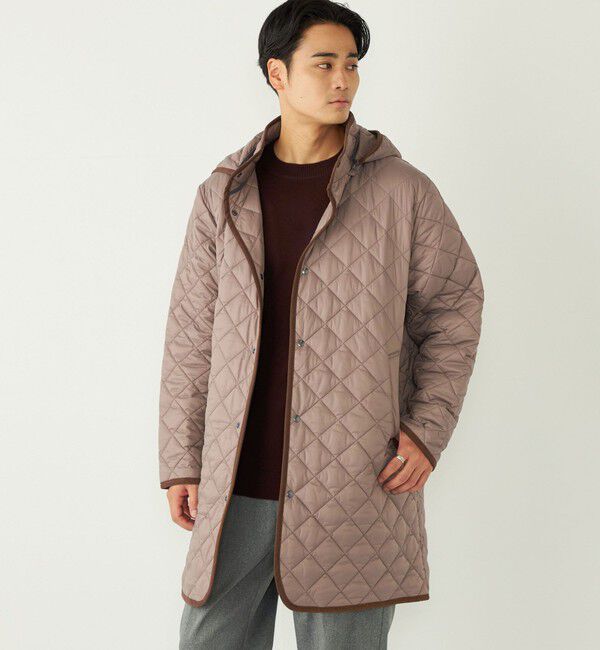 SHIPS Colors 「SHIPS Colors:〈撥水・手洗い可能〉sorona(R) 中綿 キルティング フードコート」|その他|カーキ