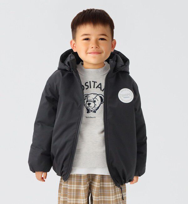 SHIPS Colors 「SHIPS Colors:90～140cm /〈洗濯機可能〉パディング フード ブルゾン」|その他|ブラック