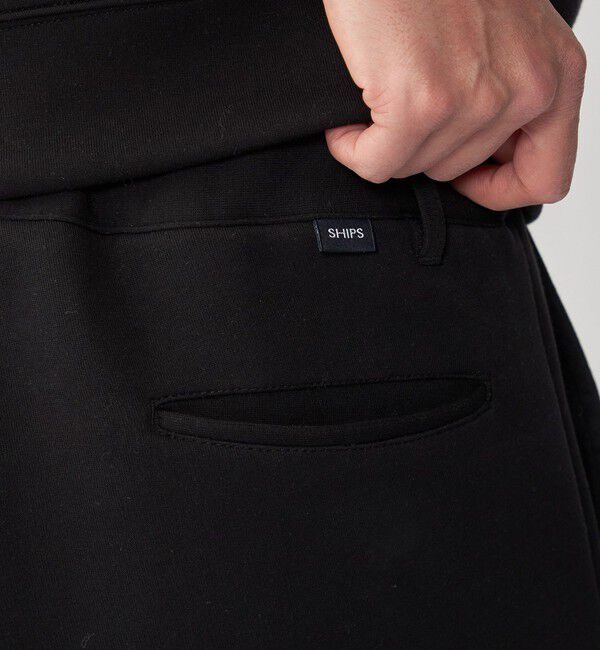 SHIPS「【WEB限定】SHIPS:  コットン ポリ ダブル ニット イージーパンツ (セットアップ対応)」|その他|