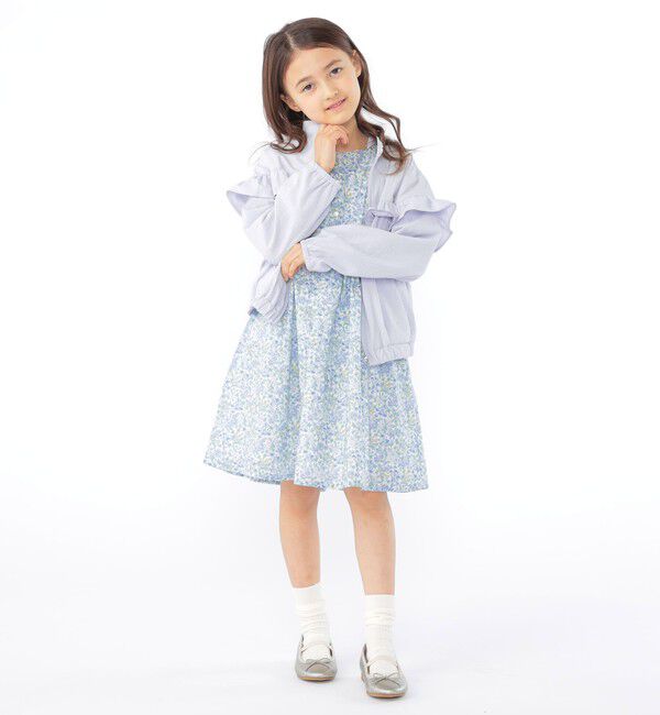 SHIPS KIDS「SHIPS KIDS:100～130cm / リバティ 半袖 ワンピース」|ワンピース|