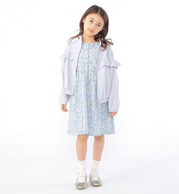 SHIPS KIDS「SHIPS KIDS:100～130cm / リバティ 半袖 ワンピース」|ワンピース|