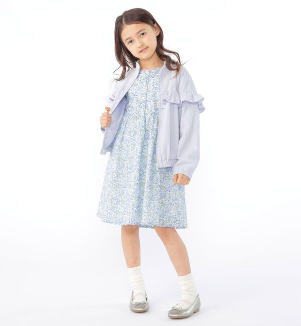SHIPS KIDS「SHIPS KIDS:100～130cm / リバティ 半袖 ワンピース」|ワンピース|