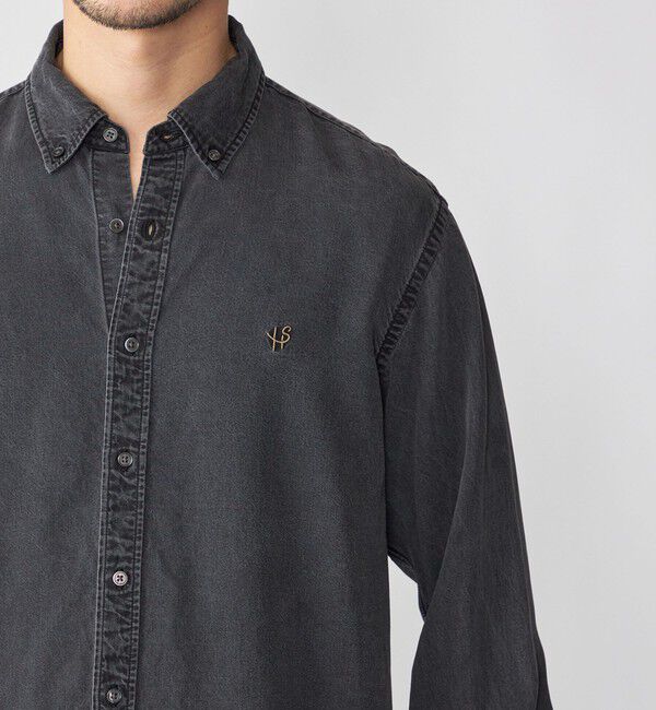 SHIPS「【WEB限定】SHIPS:〈手洗い可能〉リヨセル エア ボタンダウン デニム シャツ」|シャツ・ブラウス|