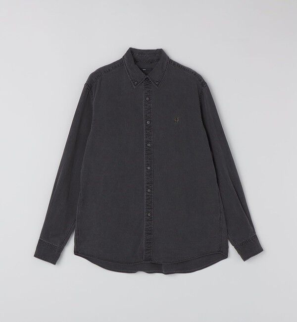 SHIPS「【WEB限定】SHIPS:〈手洗い可能〉リヨセル エア ボタンダウン デニム シャツ」|シャツ・ブラウス|