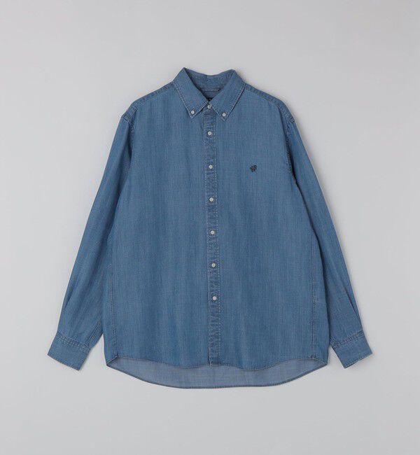 SHIPS「【WEB限定】SHIPS:〈手洗い可能〉リヨセル エア ボタンダウン デニム シャツ」|シャツ・ブラウス|