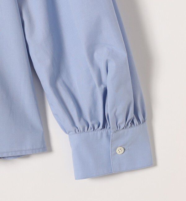 SHIPS any「SHIPS any:〈洗濯機可能〉REPREVE フリル クルーネック Aライン ブラウス」|シャツ・ブラウス|