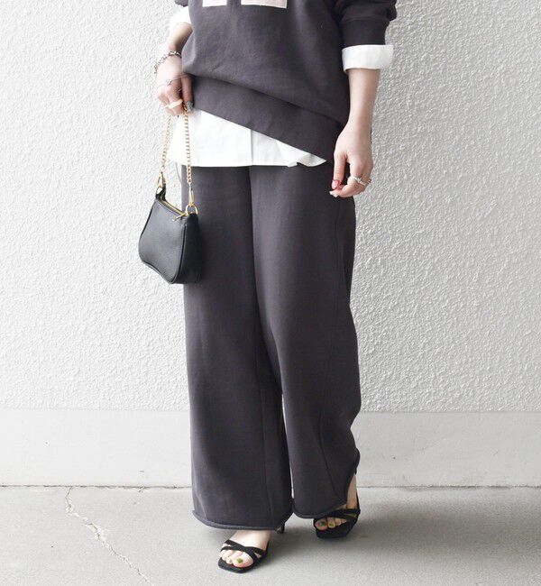 SHIPS any「SHIPS any:〈洗濯機可能〉USAコットン 裏毛 カットオフ スウェット パンツ」|その他|