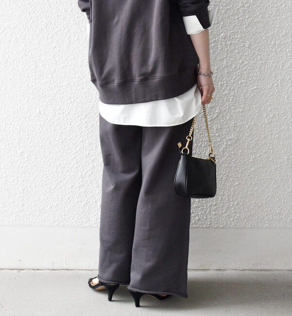 SHIPS any「SHIPS any:〈洗濯機可能〉USAコットン 裏毛 カットオフ スウェット パンツ」|その他|