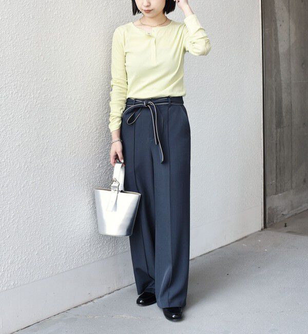 SHIPS Colors 「SHIPS Colors:〈手洗い可能〉パイピング リボン パンツ」|その他|