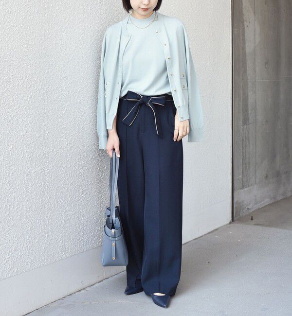 SHIPS Colors 「SHIPS Colors:〈手洗い可能〉パイピング リボン パンツ」|その他|