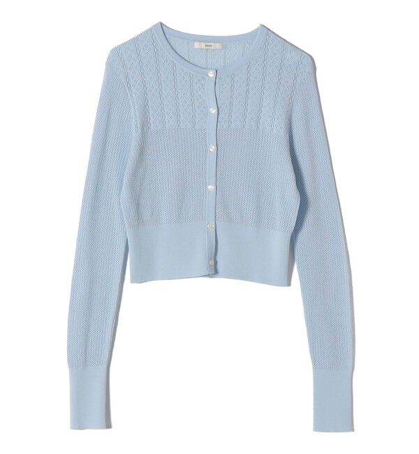 SHIPS for women「堀田茜&times;SHIPS:〈手洗い可能〉アイレット ニット カーディガン」|カーディガン|