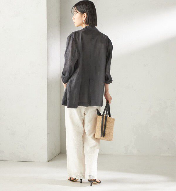 SHIPS for women「《予約》〈手洗い可能〉パッチワーク レース ドロスト パンツ」|その他|